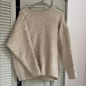 Cream Wool Sweater